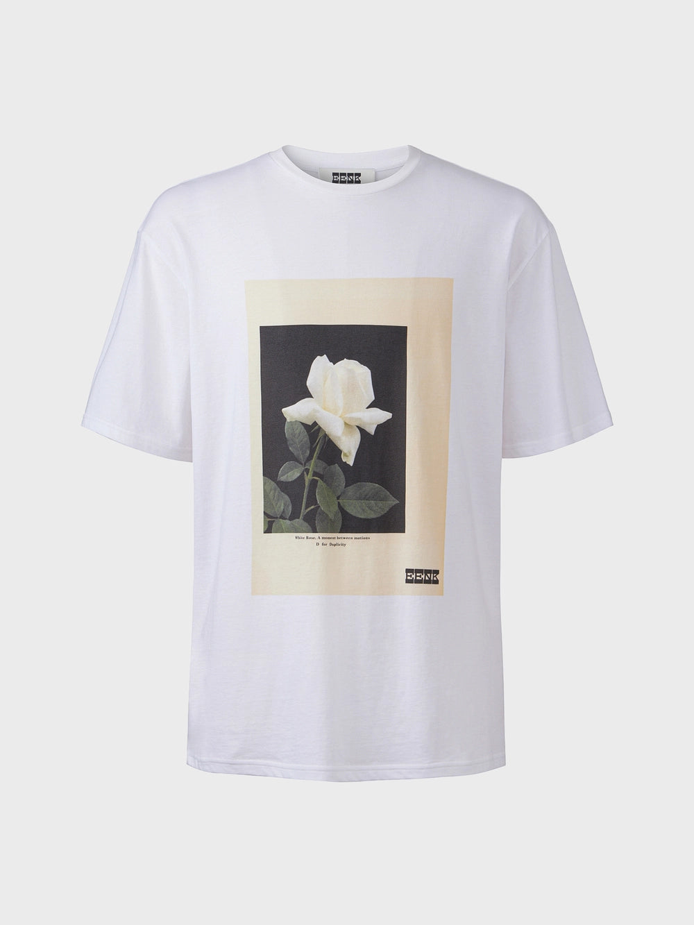 EENK Rose Graphic Front T-shirt - White