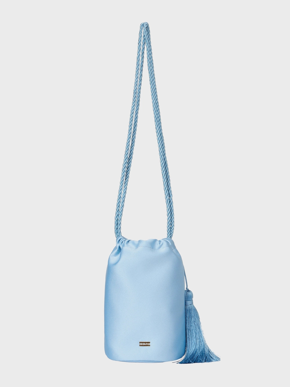 EENK Tassel Mini Bucket Bag - Blue