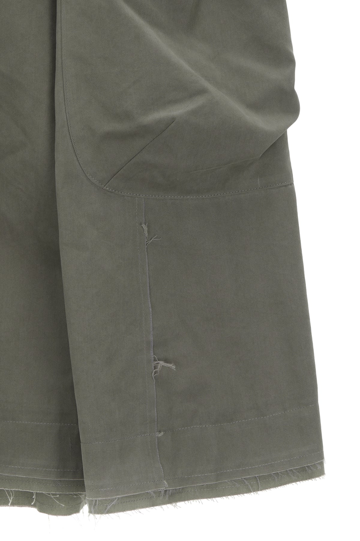 [matinkim] BIG POCKET CARGO MIDI SKIRT IN KHAKI