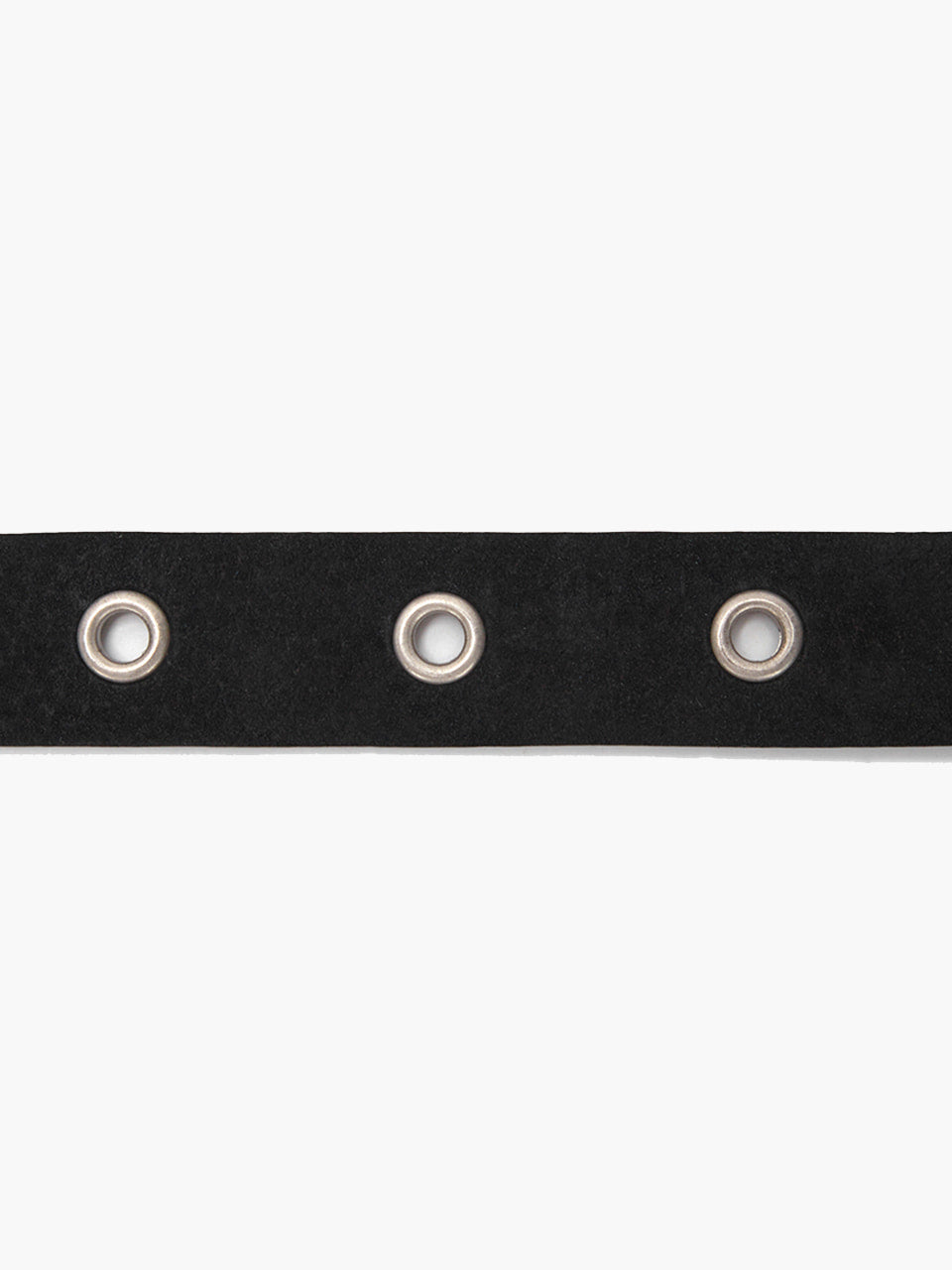 Margesherwood Leather Symbol Belt black nubuck
