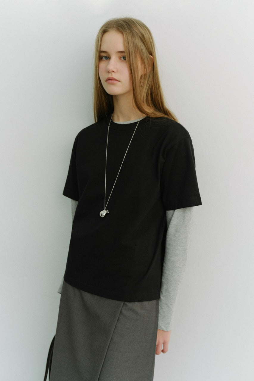 Dunst Unisex Loose T-Shirt Black