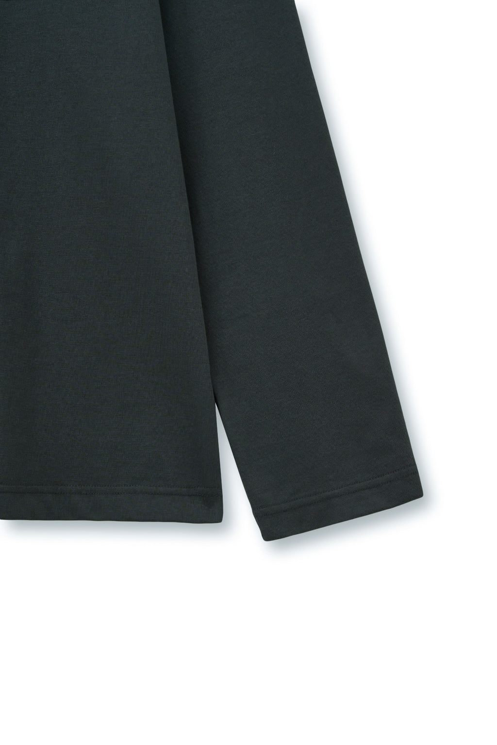 [matinkim] JACQUARD GRAPHIC LONG SLEEVE TOP FOR MEN IN CHARCOAL