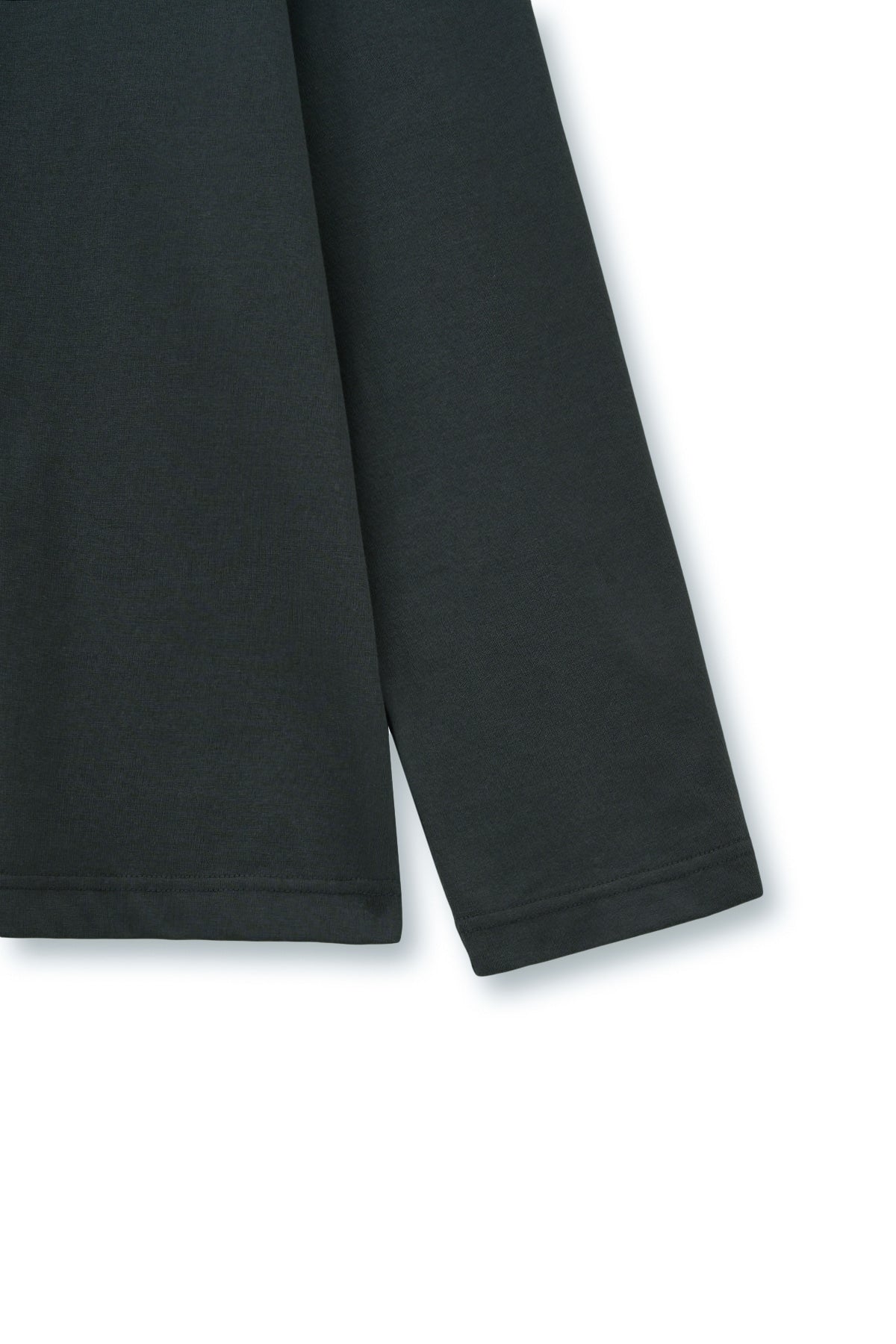 Matinkim Jacquard Graphic Long Sleeve Top For Men IN Charcoal