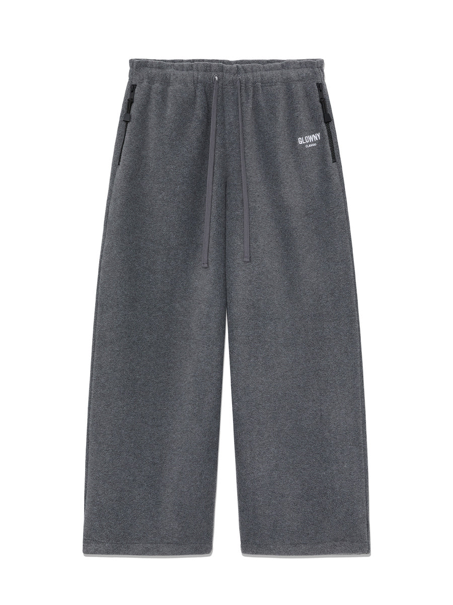 GLOWNY G Fleece Pants (Charcoal)