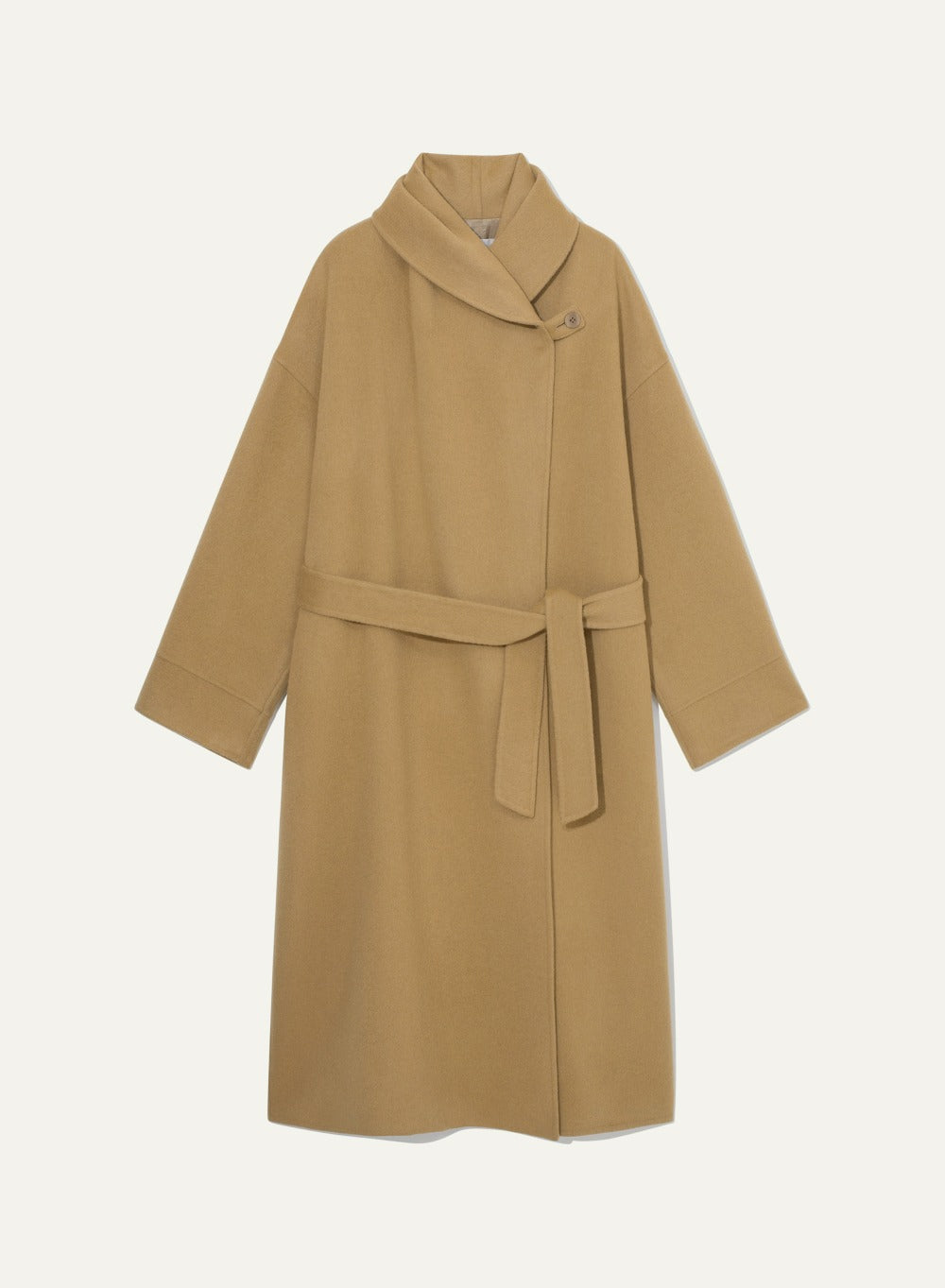 Kindersalmon Saga Cashmere Coat Caramel