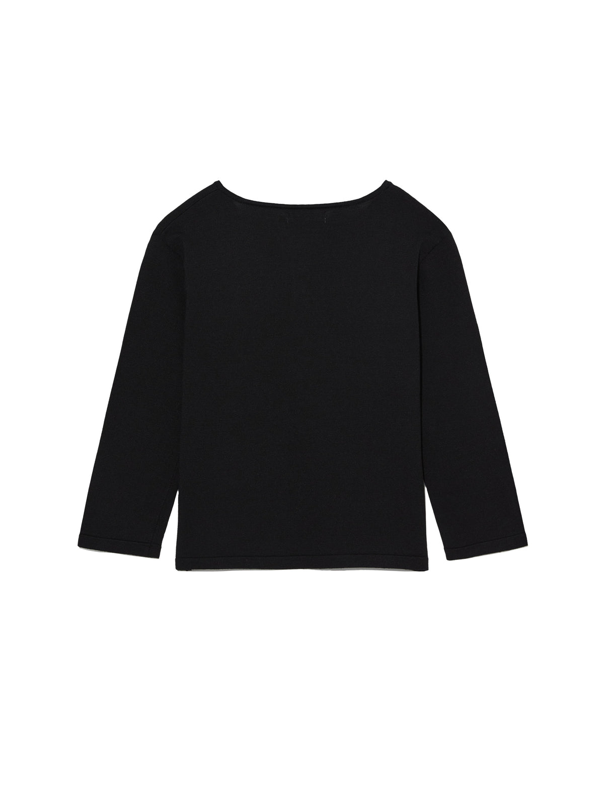 GLOWNY 3/4 Button Fly Knit Tee (Black)