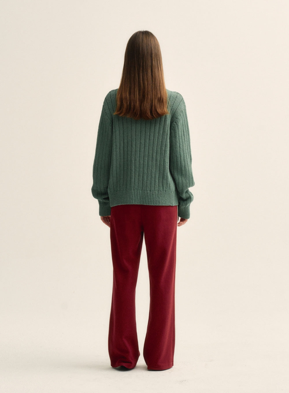 [satur] (W) Lawton All Day Track Pants - Burgundy