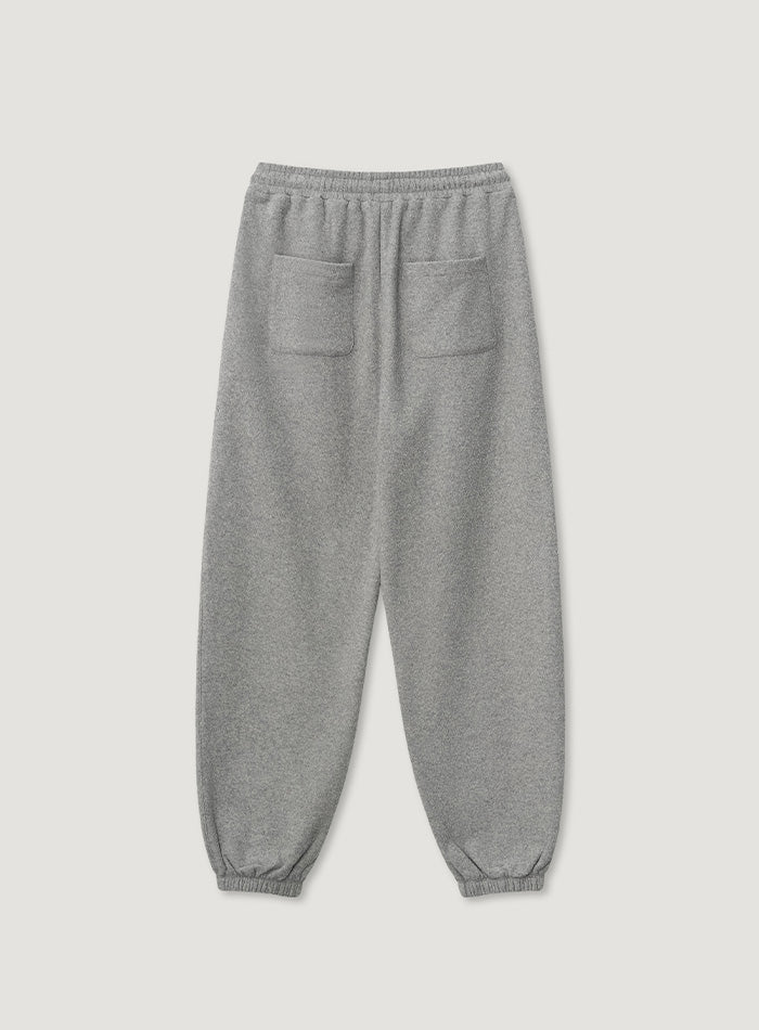 Mango Maniplease Popory Jogger Pants Grey