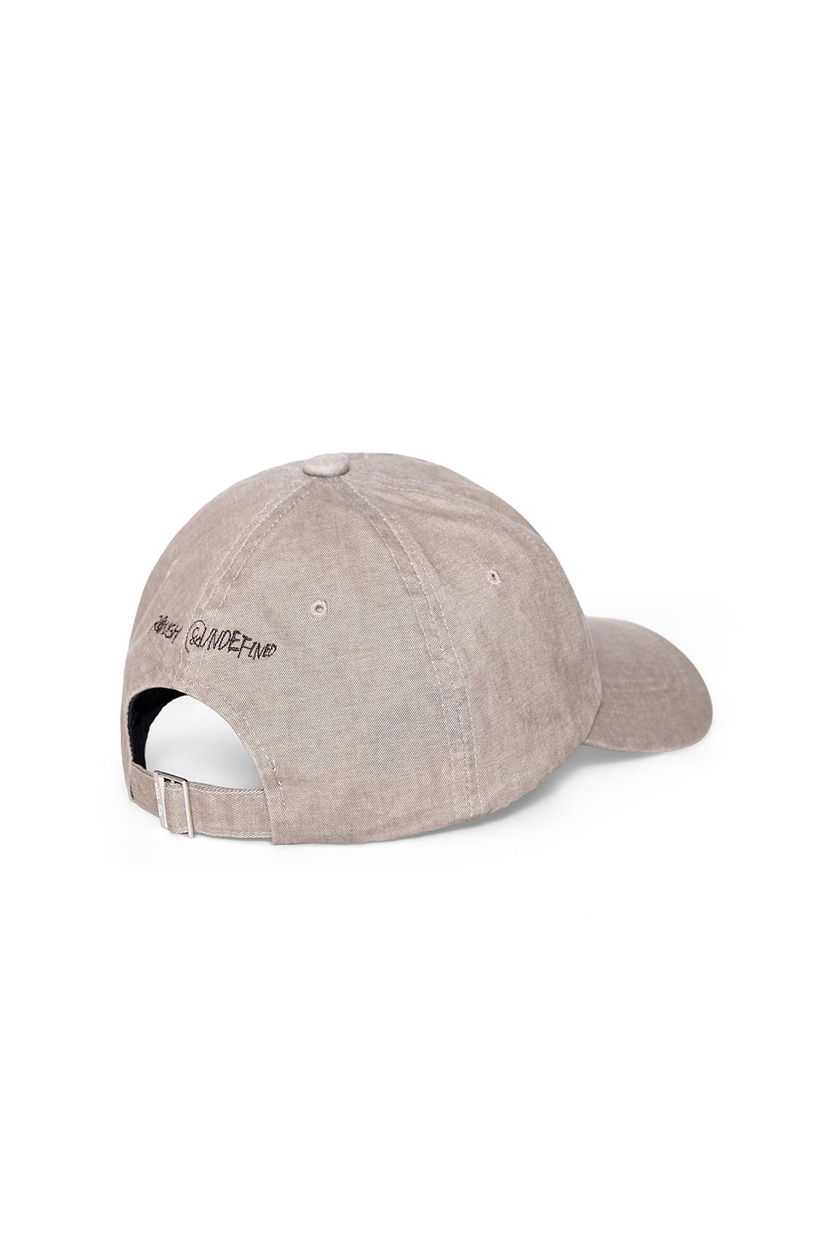 Matinkim Vintage Washed Graffiti Ball Cap IN Khaki Brown