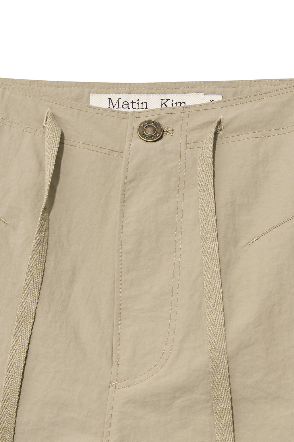 Matinkim Nylon String Half Pants IN Beige
