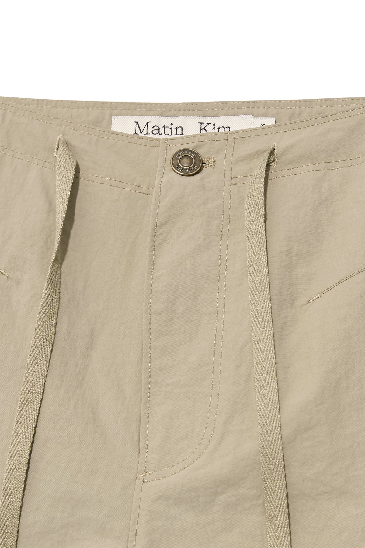 Matinkim Nylon String Half Pants IN Beige