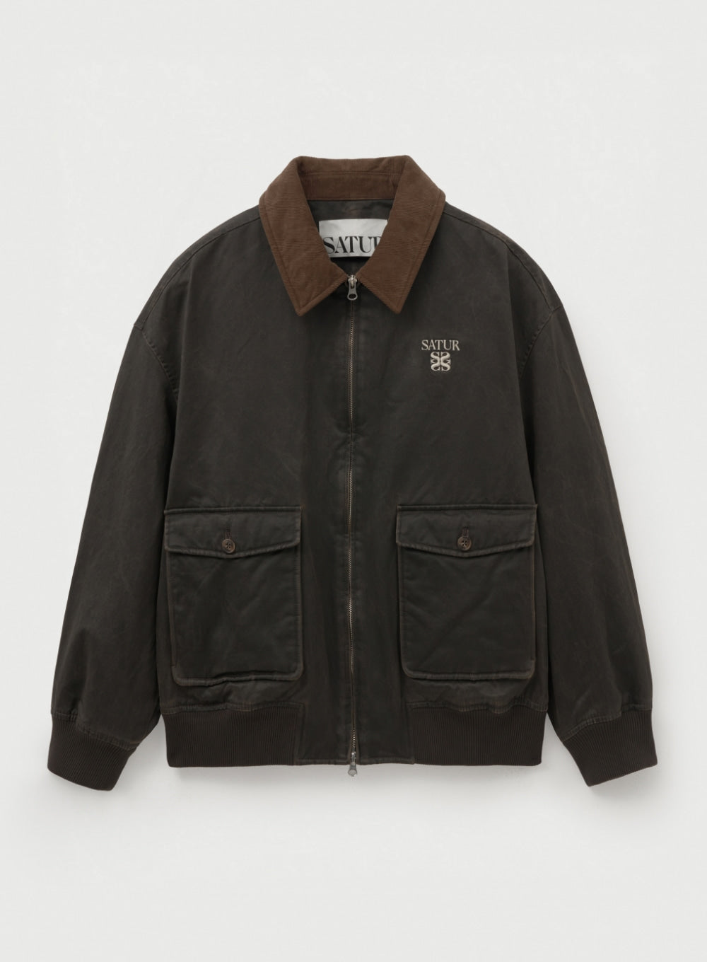 [satur] Maron A-2 Blouson Jacket - Brown