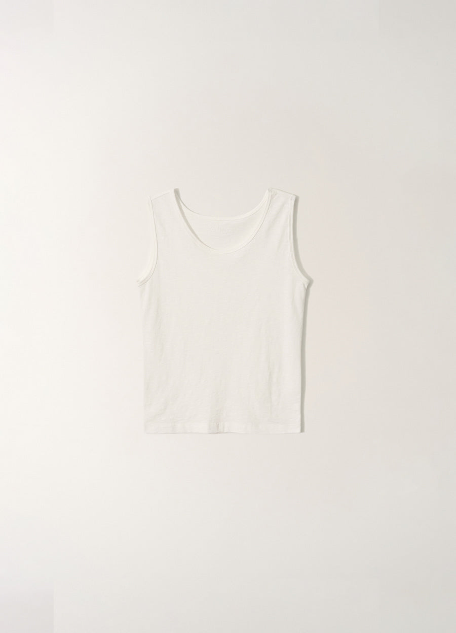 Nothing Written Soft cotton tank (White)