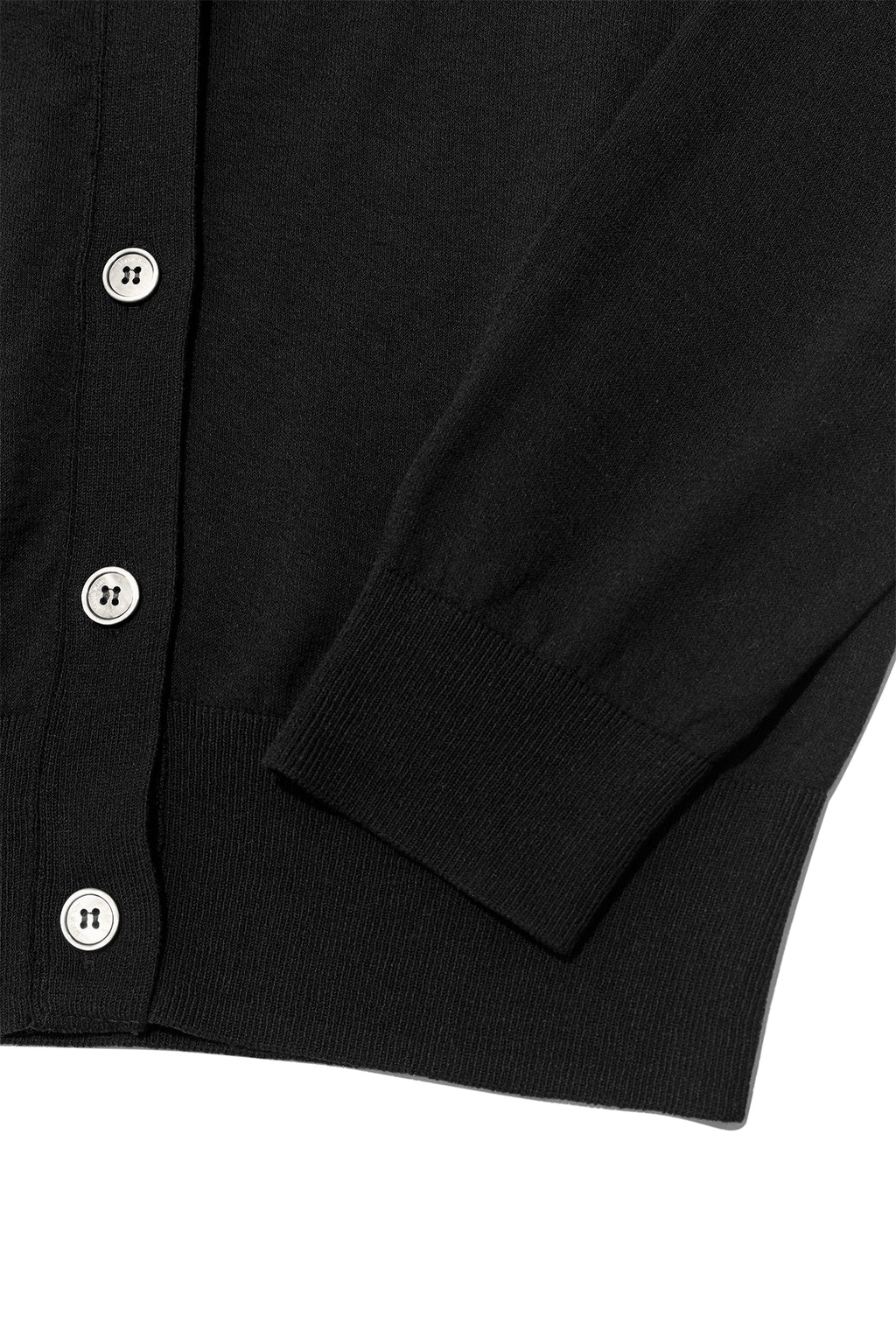Matinkim Back Logo See Through Cardigan For Women IN Black