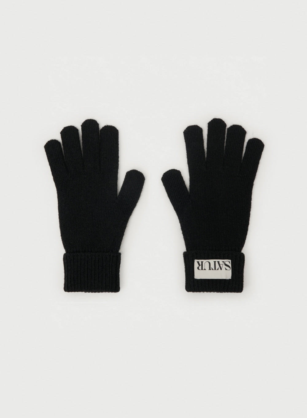[satur] Verona Knit Gloves - Black