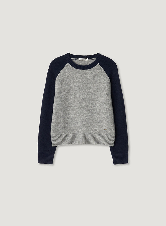 Mango Maniplease Puze Raglan Knit Navy