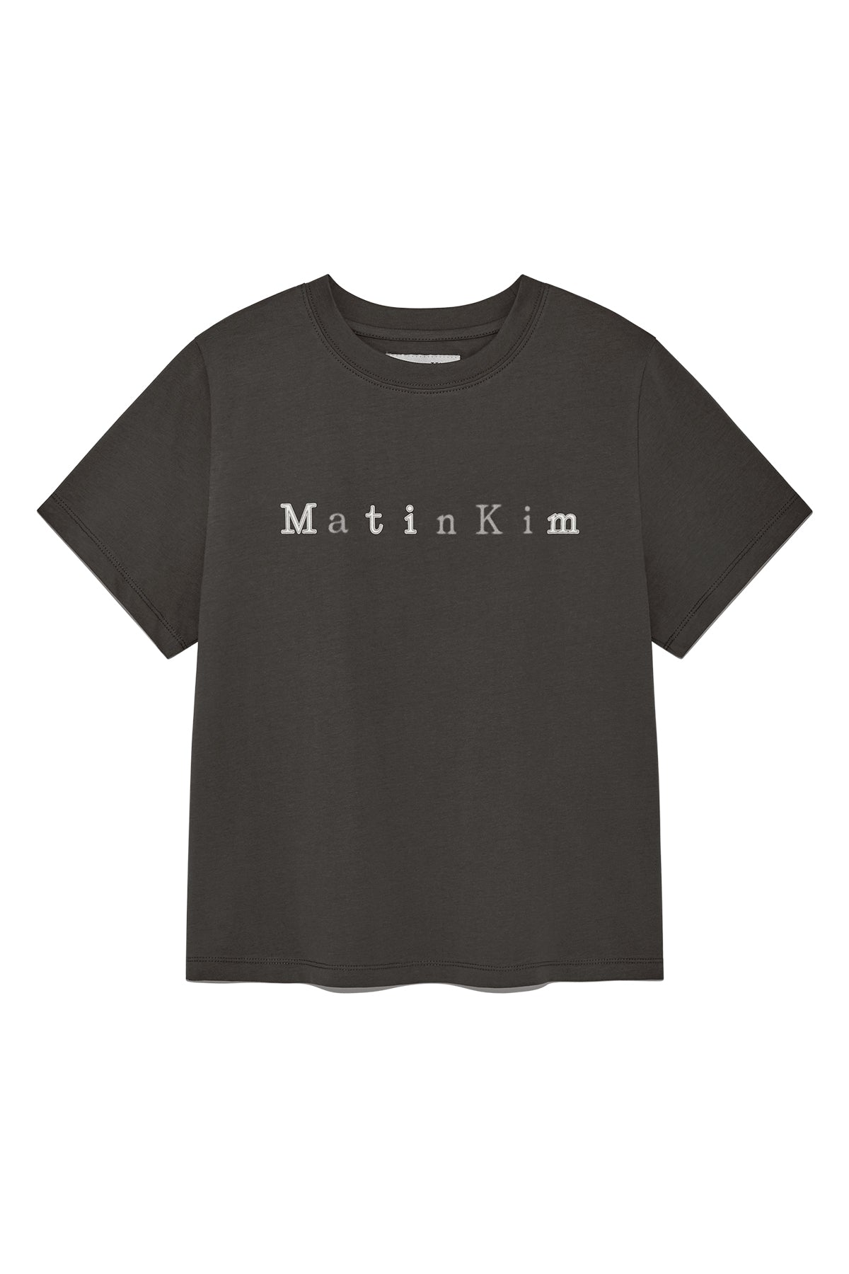[matinkim] Sticker Graphic Logo Top IN Charcoal