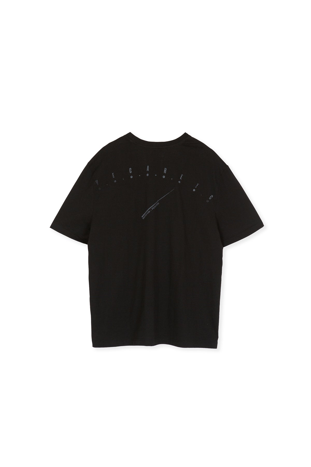 [matinkim] PEACHES LOGO GRAPHIC TOP IN BLACK