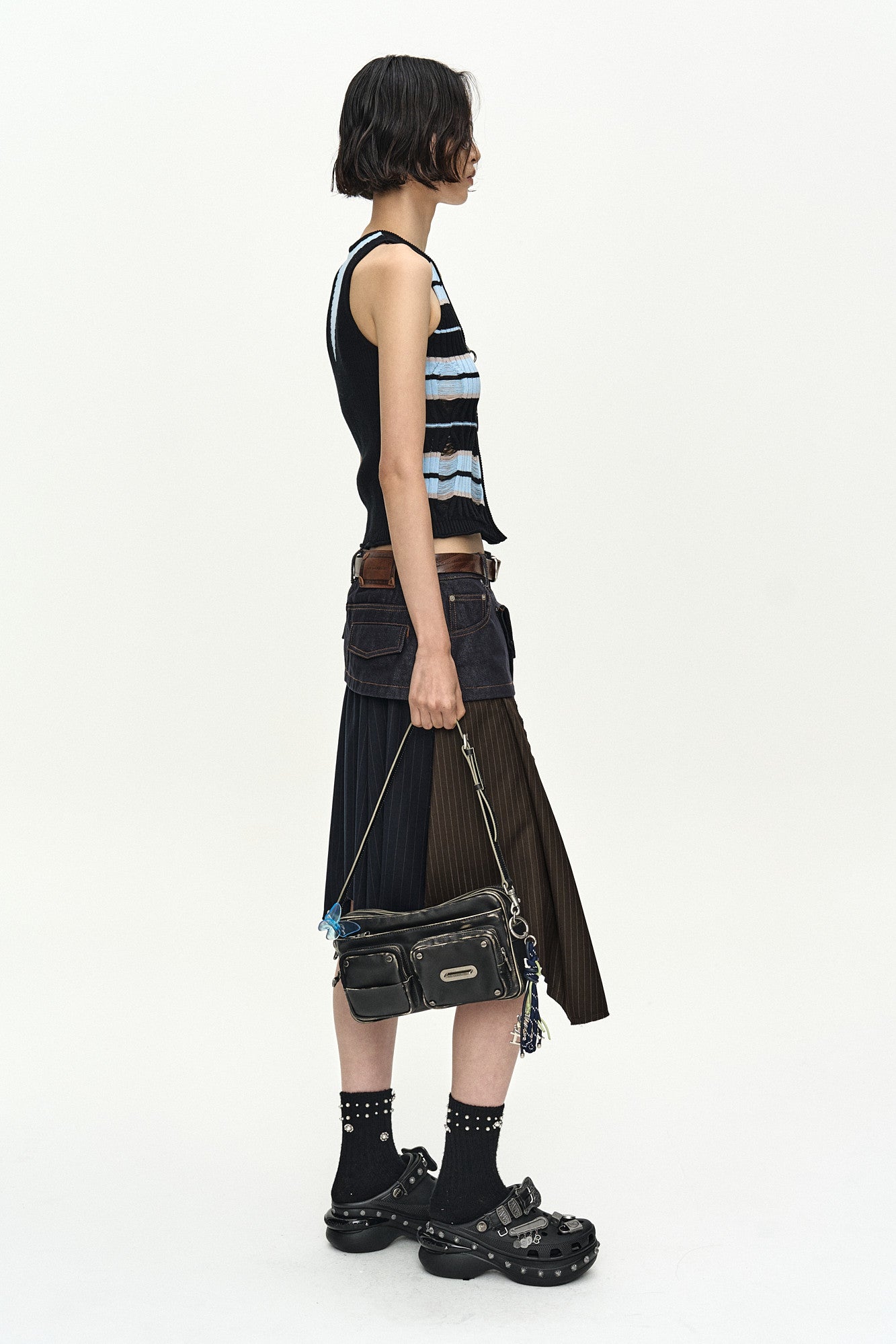 Andersson Bell Rigid Turn-Over Asymmetric Skirt