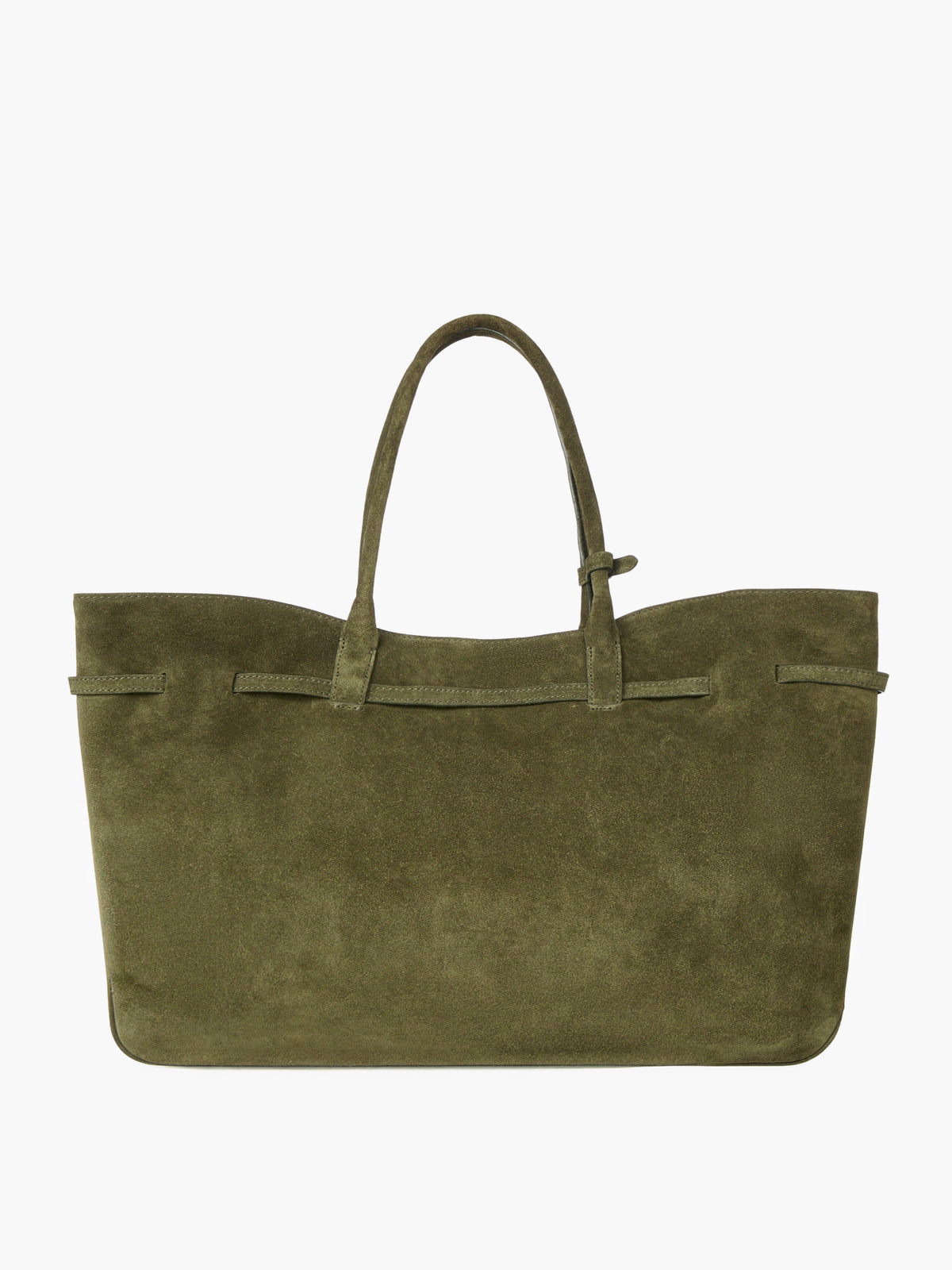 Margesherwood Grandma Used Bag XL dark olive suede