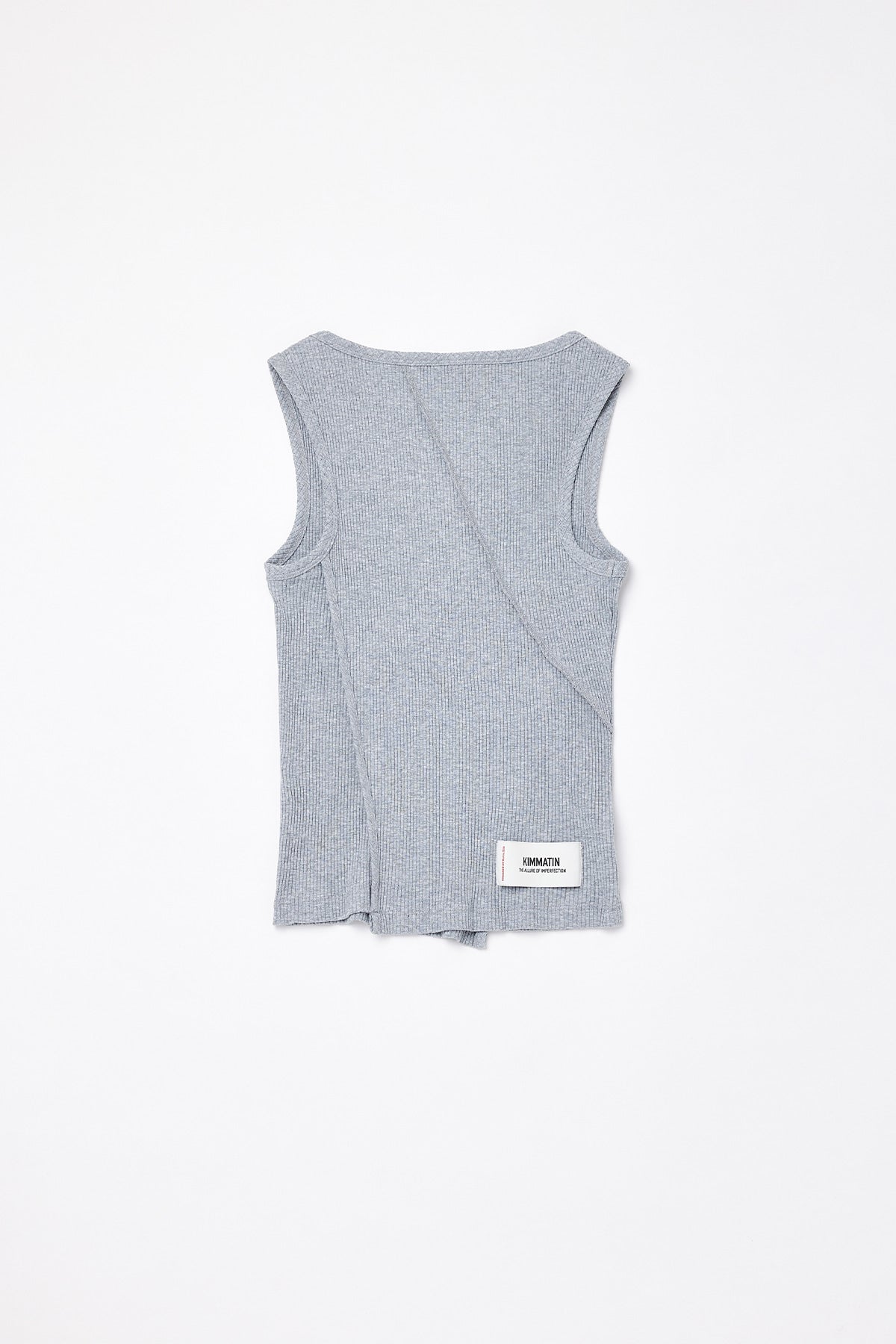 Matinkim Matin Kim Ribbed Slim Sleeveless IN Grey