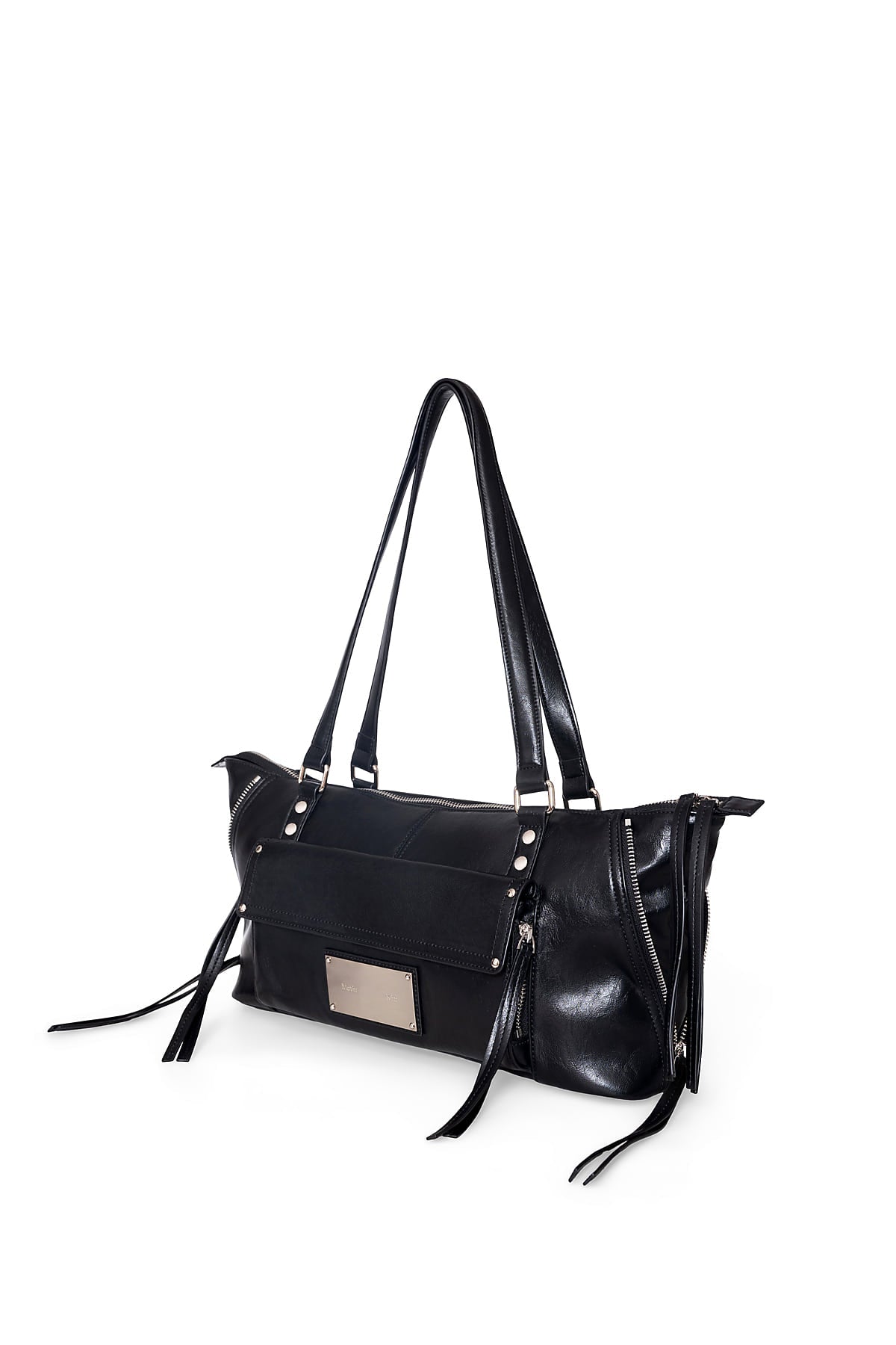 Matinkim Flap Pocket Shoulder Bag IN Black