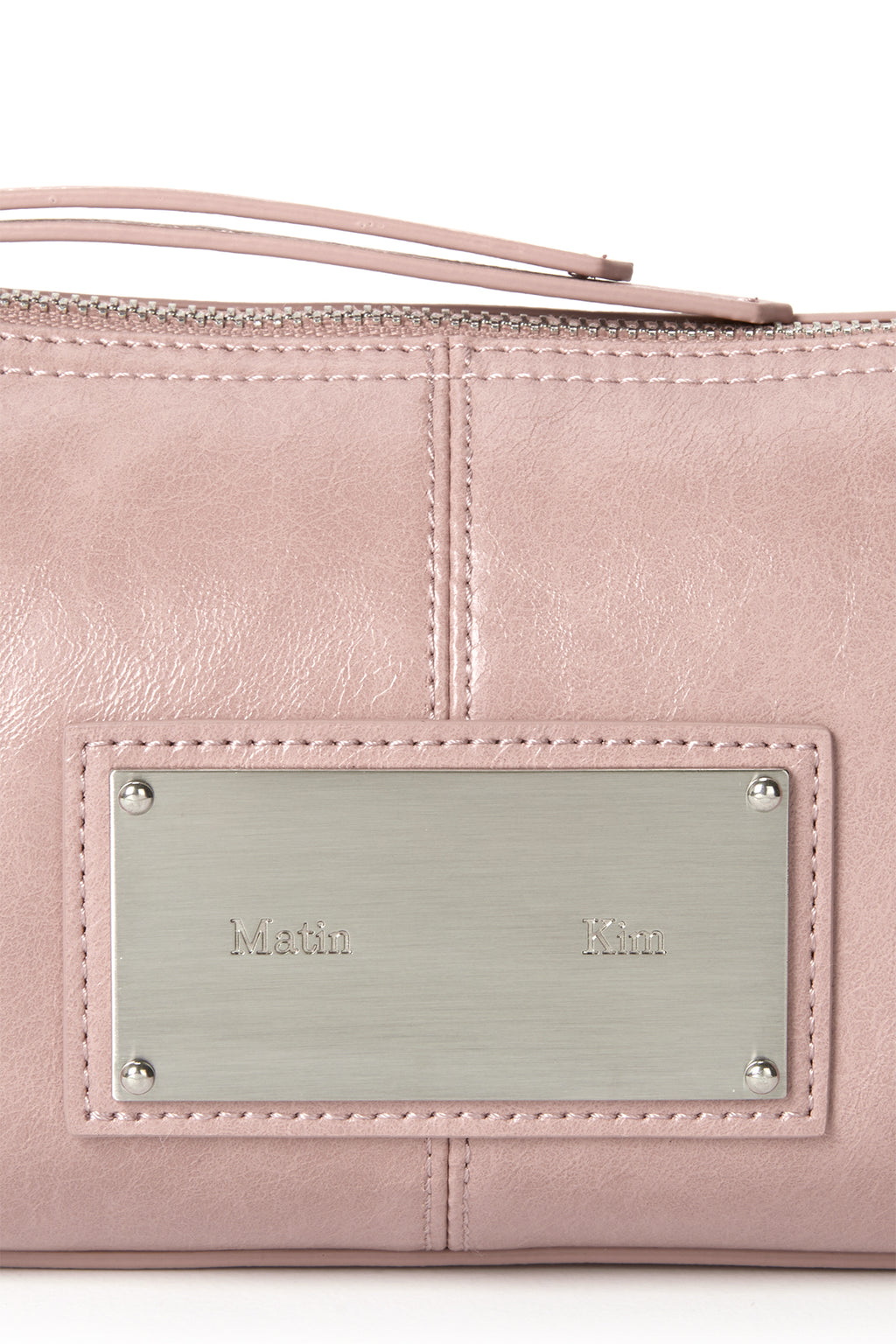 [matinkim] BUCKLE STRAP TWO WAY MINI BAG IN PINK