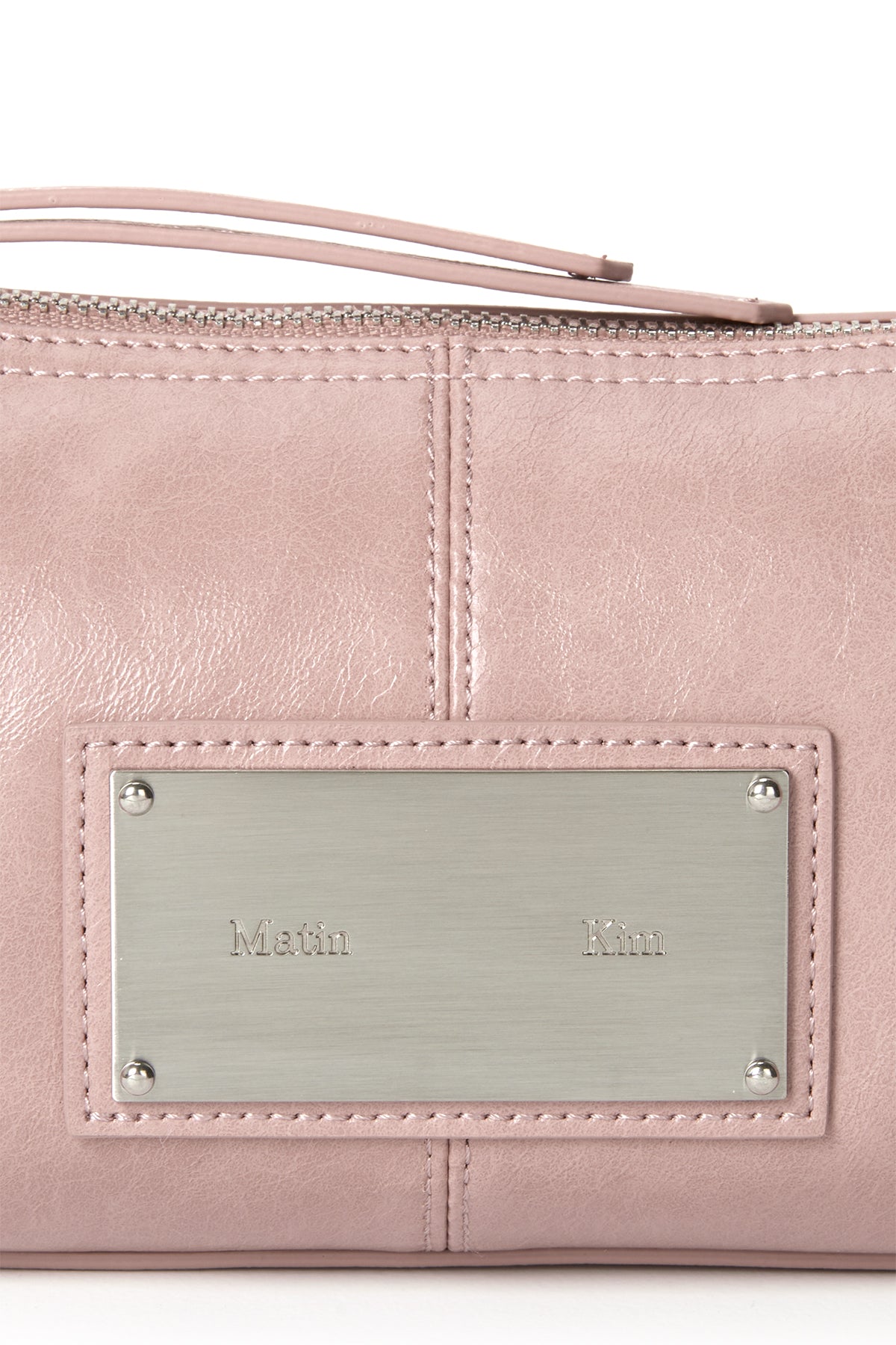 [matinkim] BUCKLE STRAP TWO WAY MINI BAG IN PINK