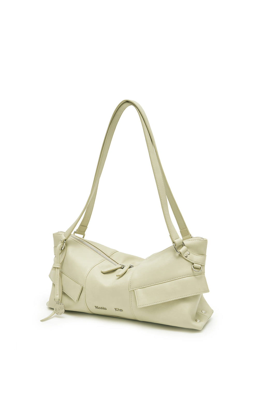 [matinkim] WIDE NEMO SHOULDER BAG IN LIGHT BEIGE