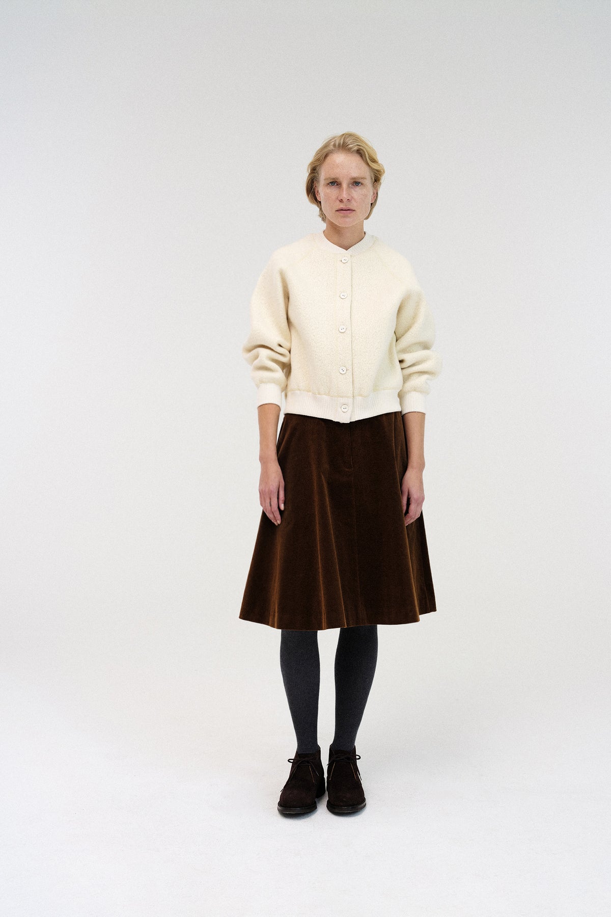 Nothing Written Alpaca wool raglan jumper (Ivory)