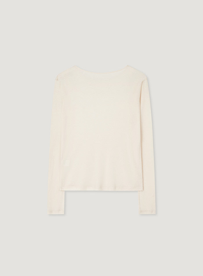 Mango Maniplease Paper Tee Cream