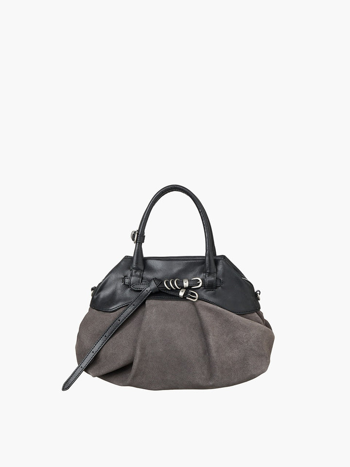 Margesherwood Soft Grandma Layered Mini Bag grey suede