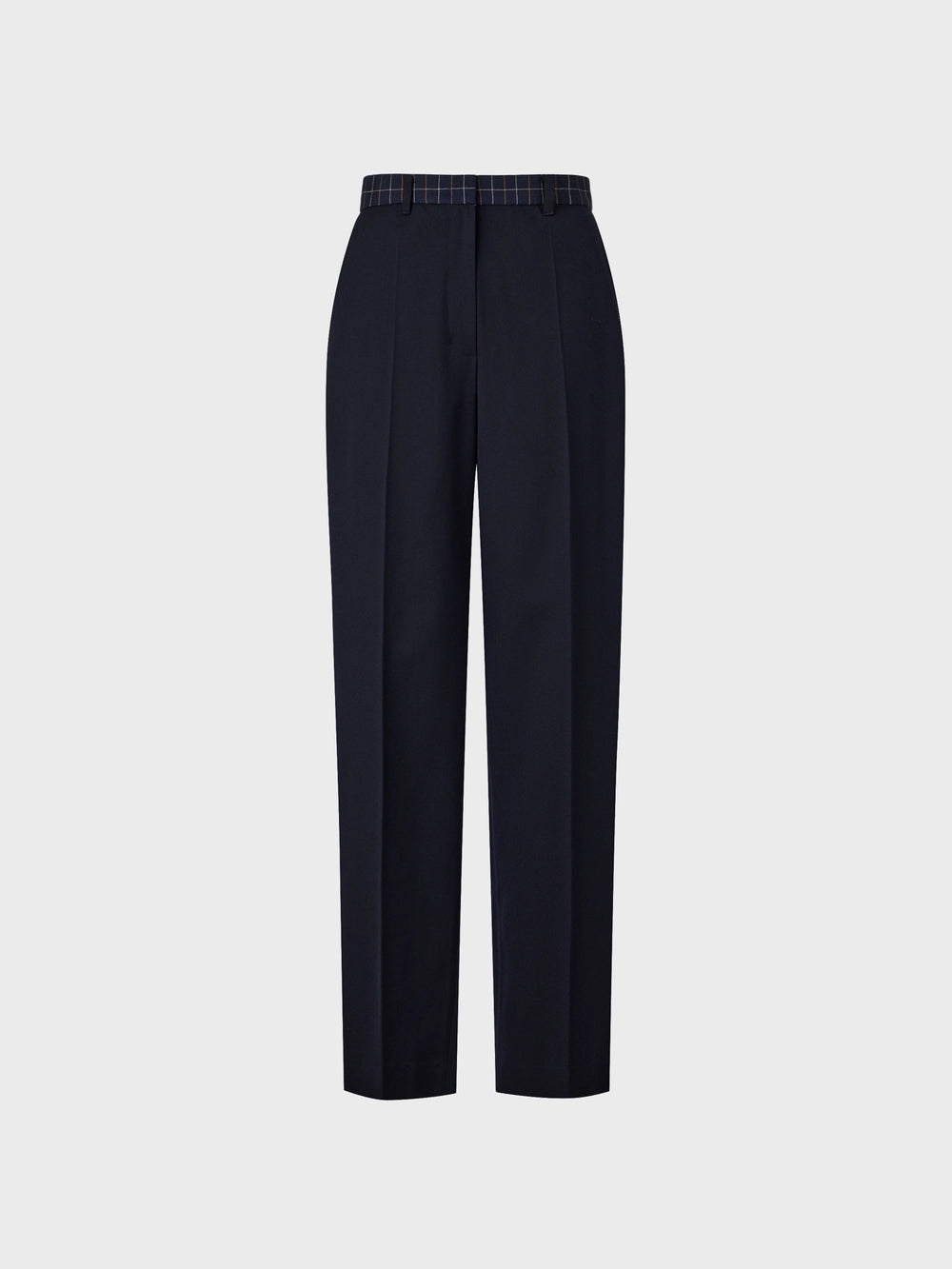 EENK Contrast Waist Pants - Navy