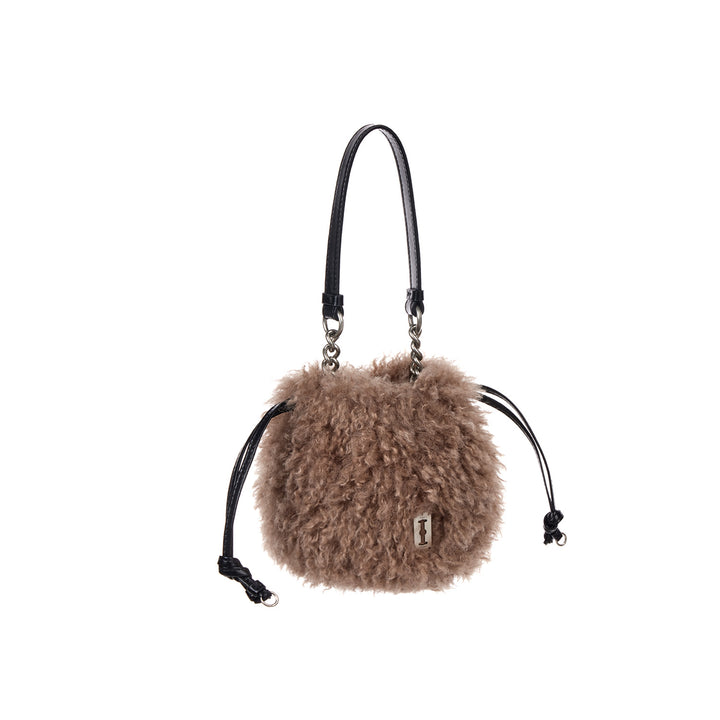 Vunque Fuzzy Pouch Taupe