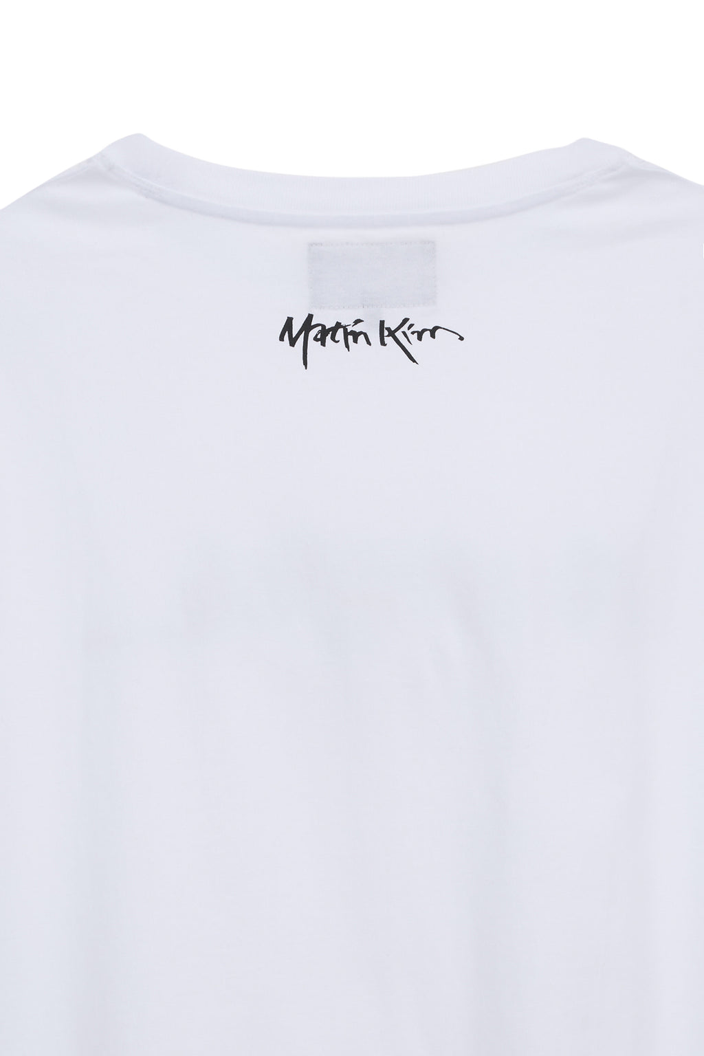 [matinkim] HANGEUL BIG LOGO POINT TOP IN WHITE