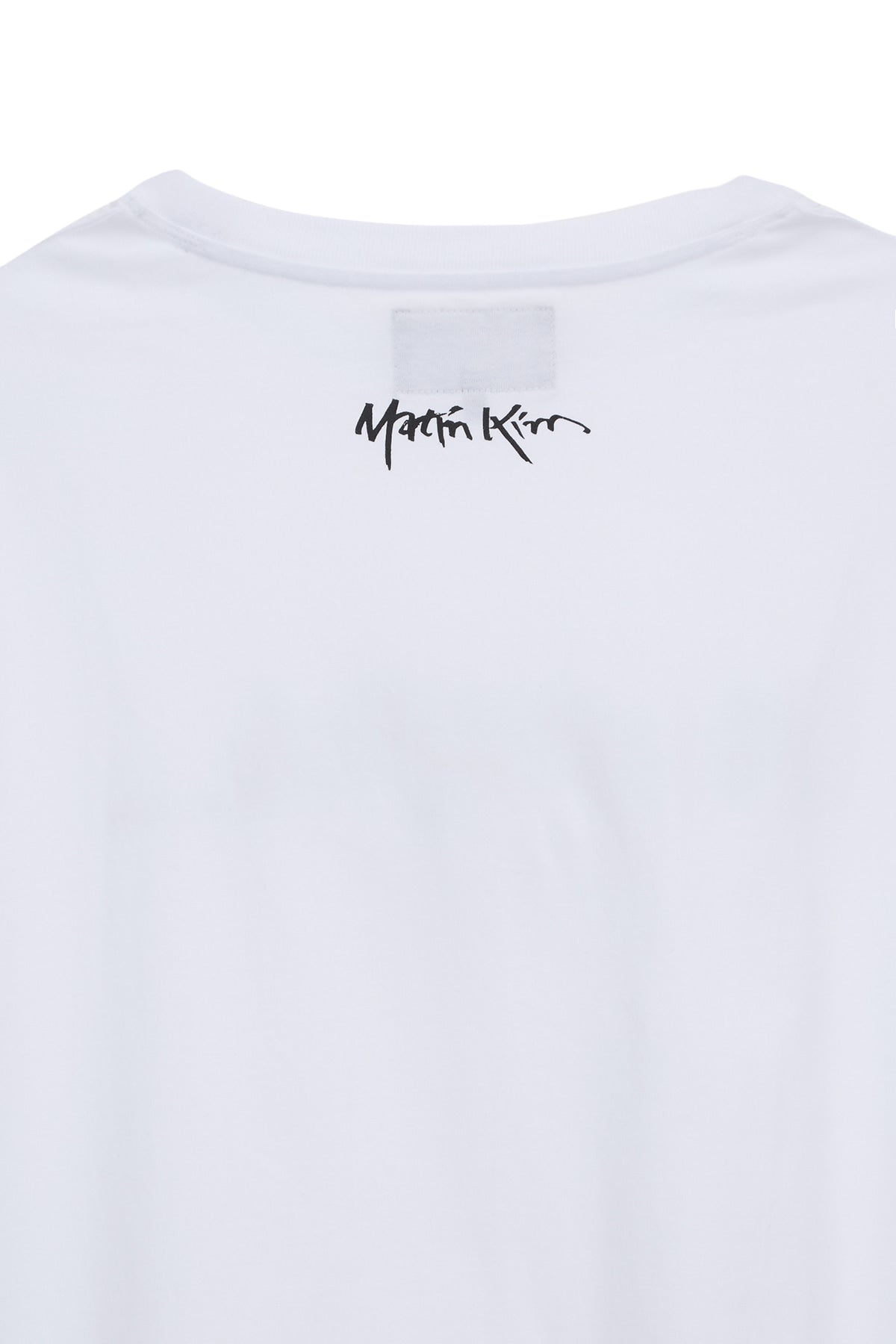 [matinkim] HANGEUL BIG LOGO POINT TOP IN WHITE