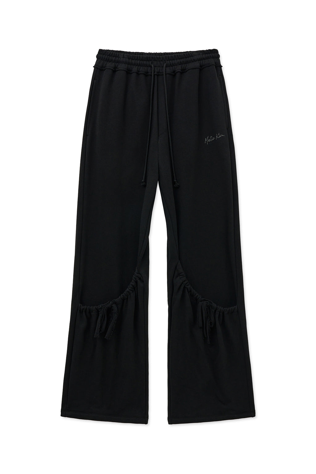 Matinkim Drawstring Point Sweatpants IN Black