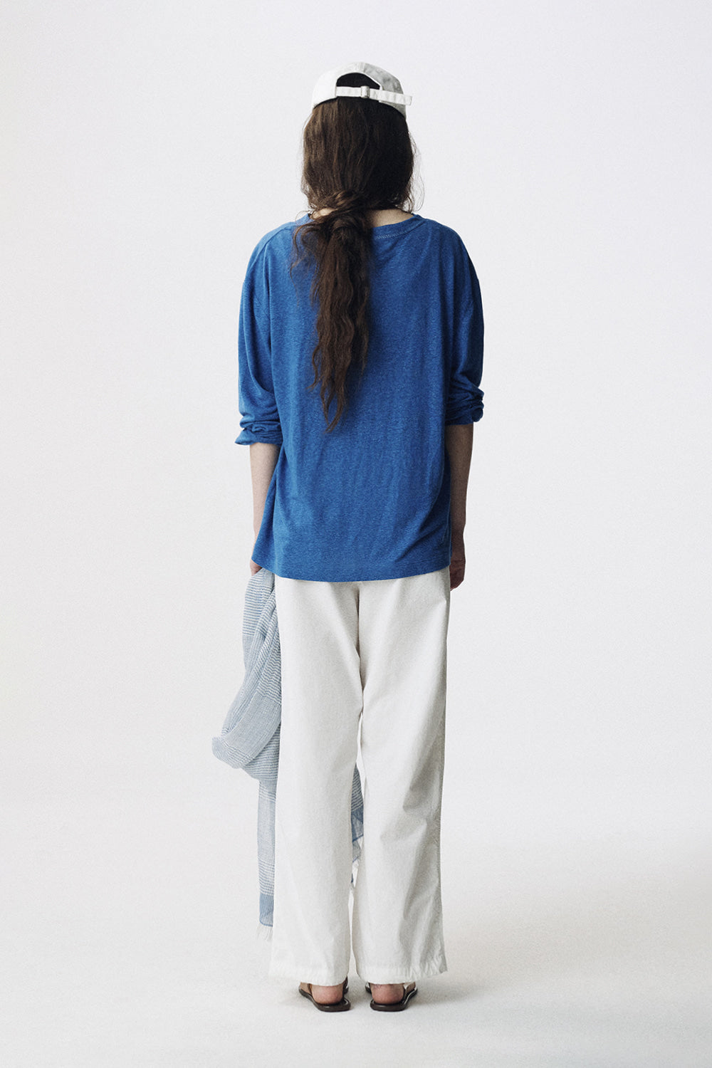 Nothing Written Jules string cotton pants (Off white)