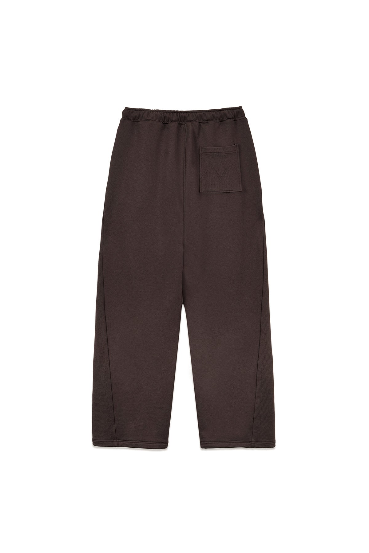 [matinkim] BACK POCKET GLITTER SWEATPANTS FOR MEN IN BROWN