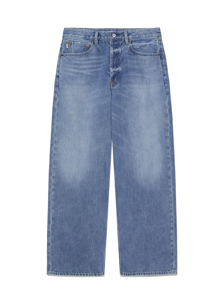 GLOWNY The Bella Baggy Jeans (Mid Blue)