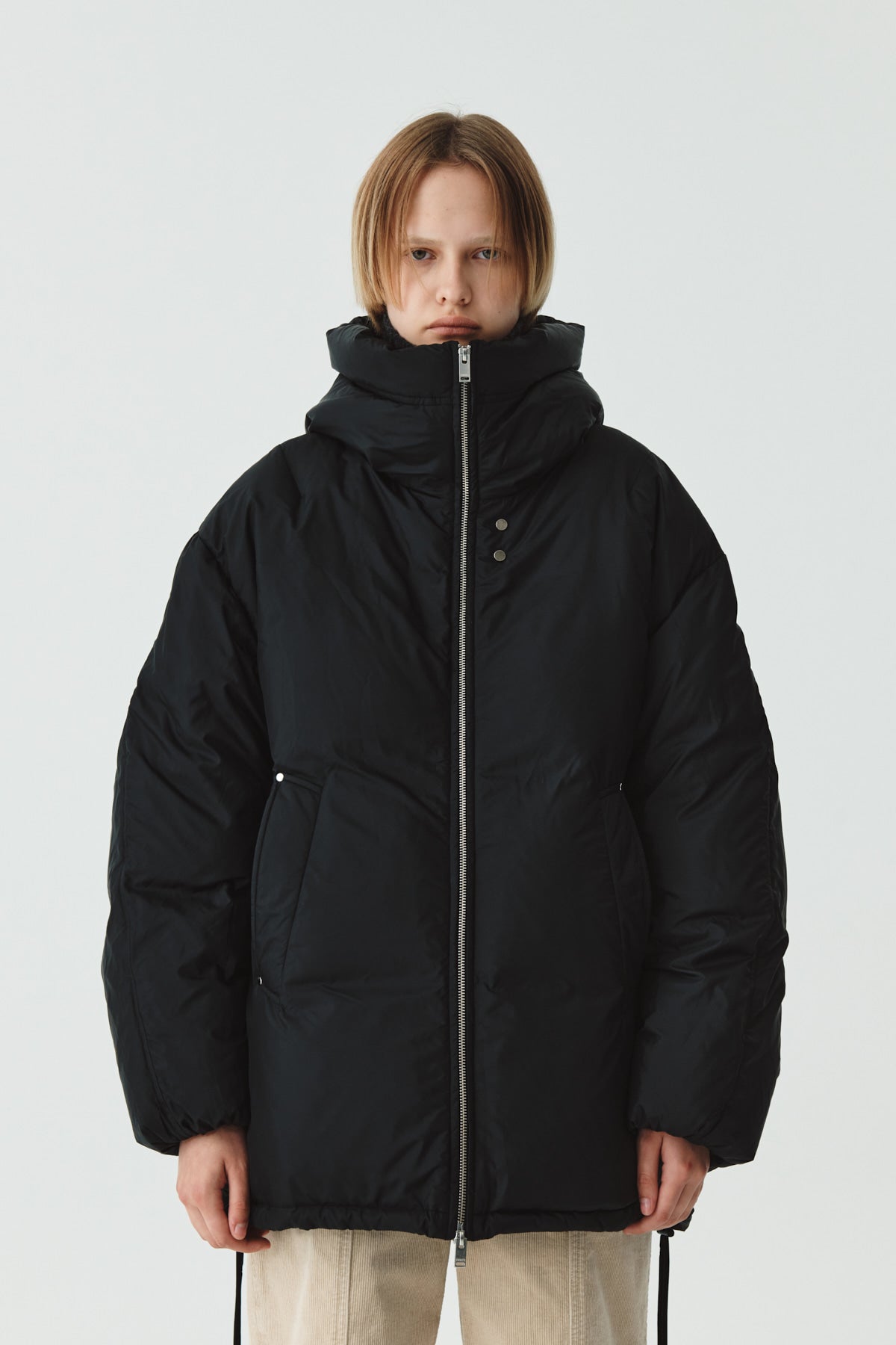 Matinkim Logo Padded Goose Down Jumper IN Black