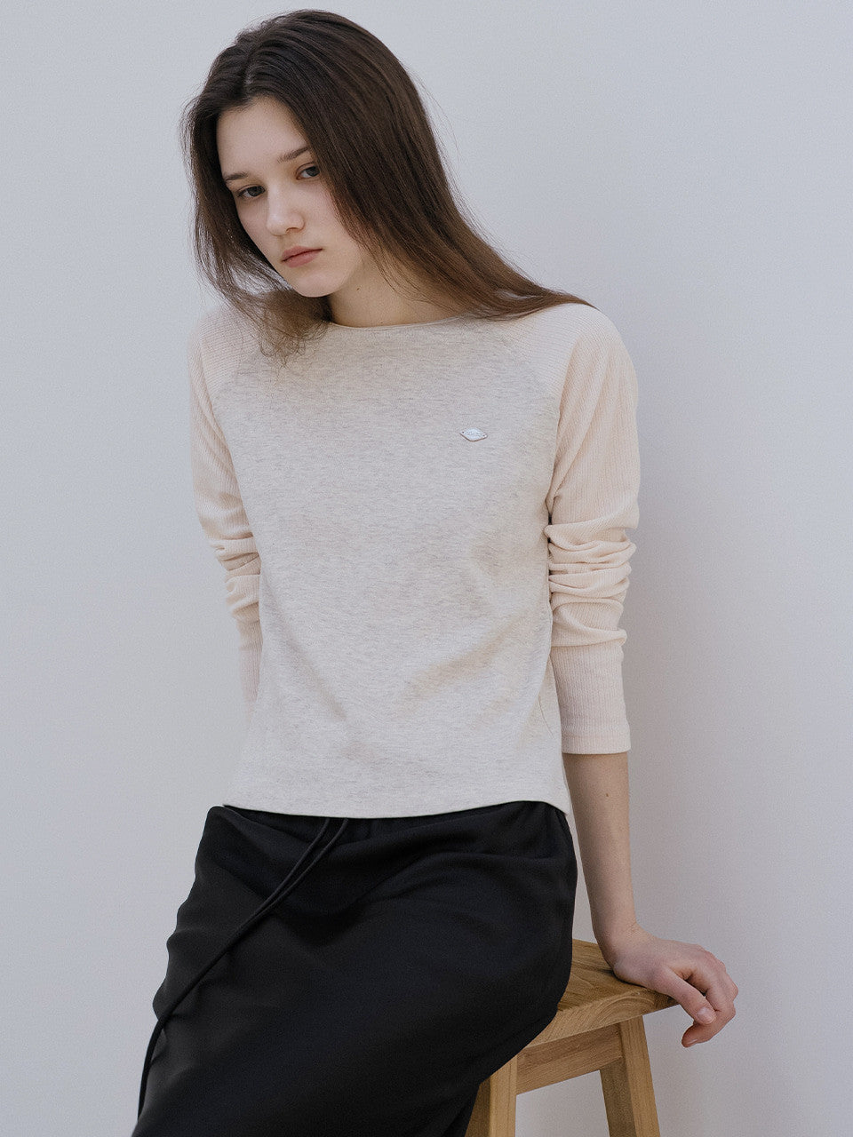 Tillidie Coloring raglan t-shirt Cream