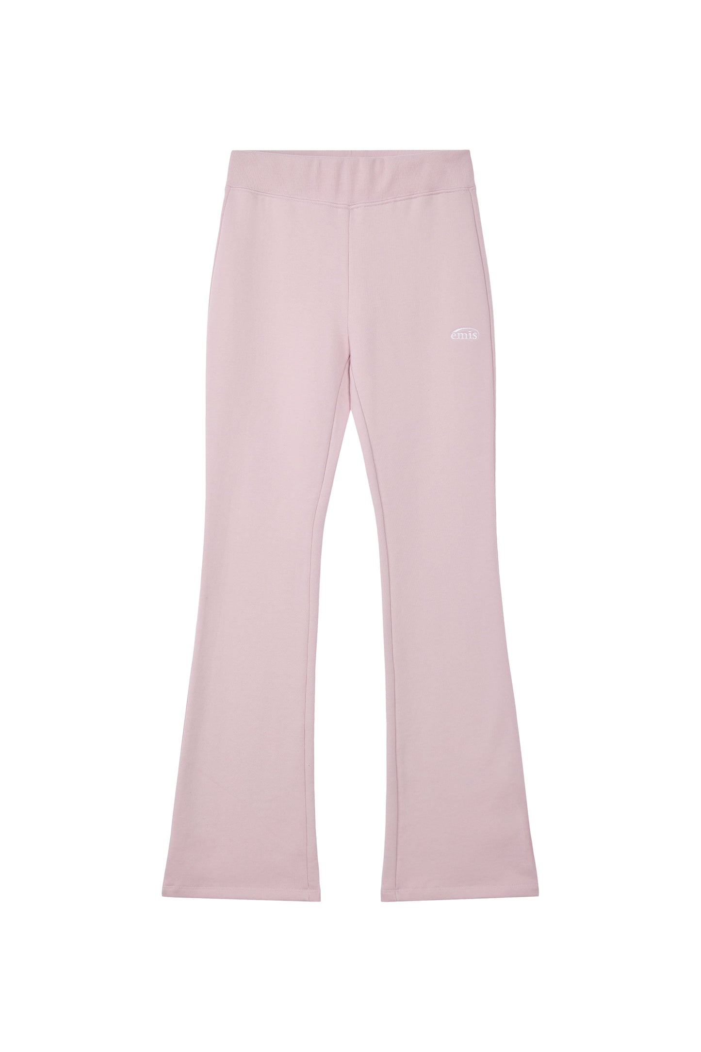 (WOMENS) FLARE SWEAT PANTS-PINK