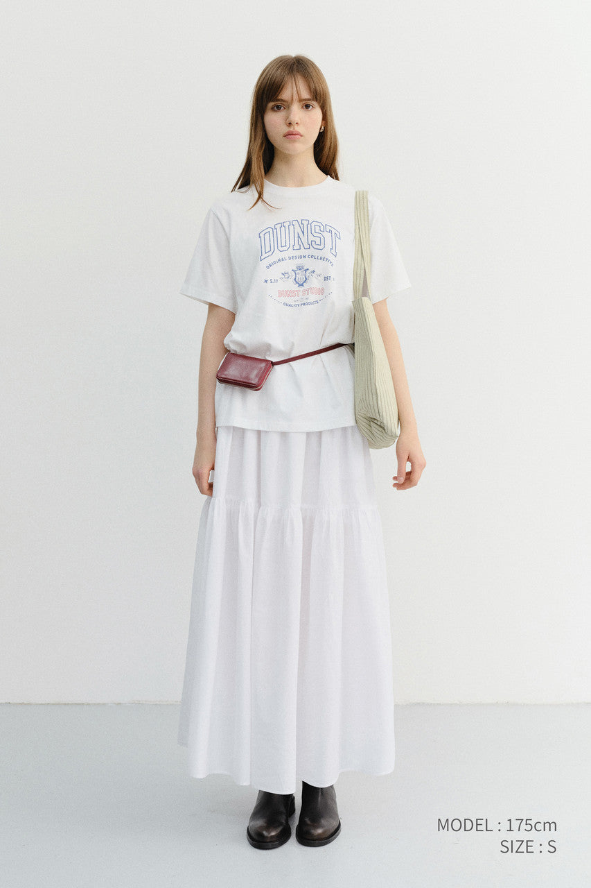 Dunst Unisex Cupid Arch Logo T-Shirt Off White