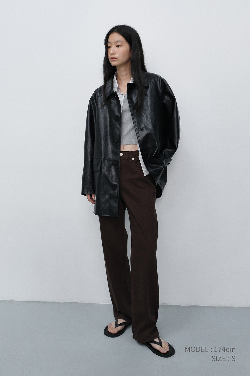 Dunst Essential Straight Colored Jeans Brown
