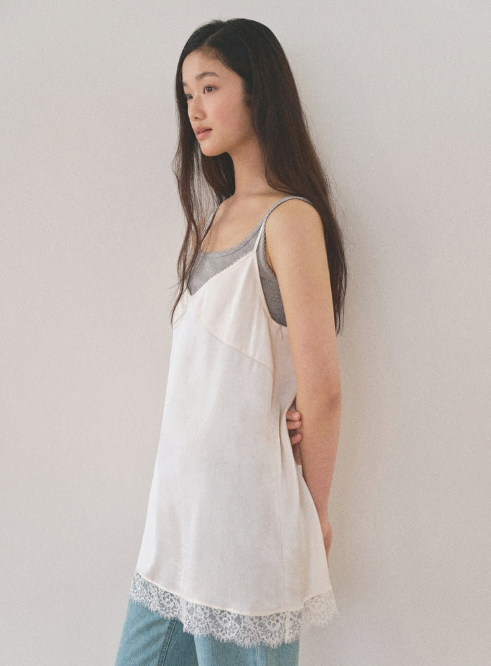 Mango Maniplease Showy Lace Top Cream