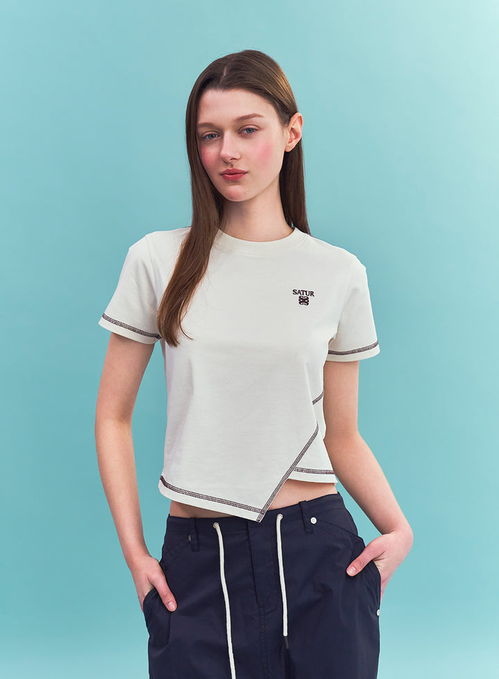 Satur (W) Dublin T-shirt - Cream
