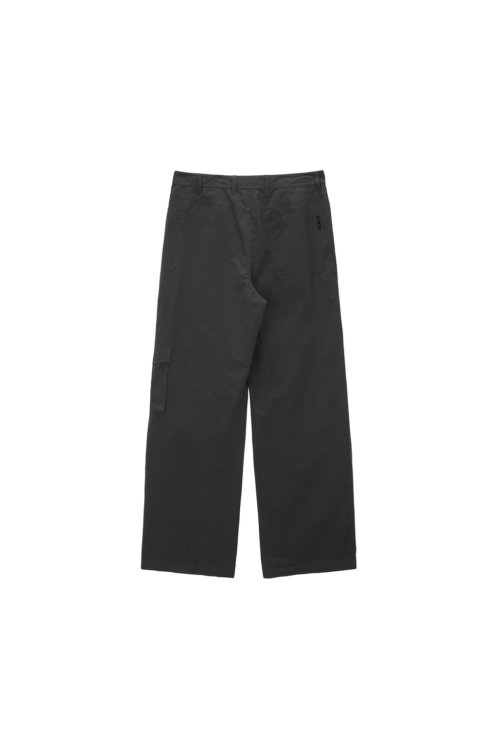 Matinkim Asymmetric Chino Trouser For Men IN Charcoal