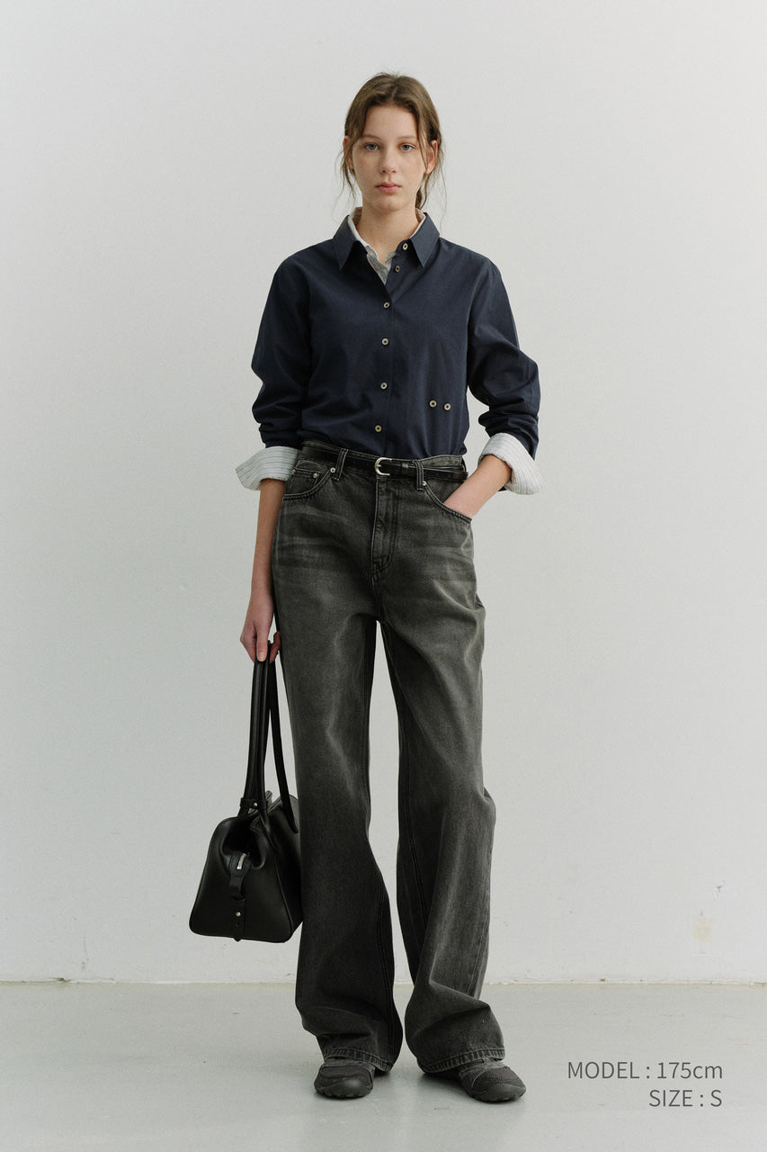 Dunst 2-Way Essential Shirt Navy