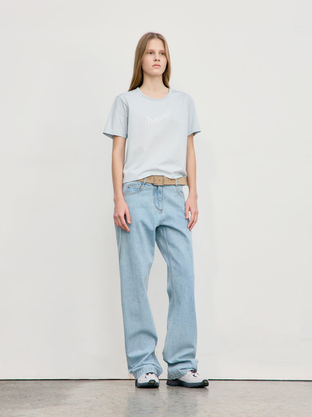 Low Classic Homage T-Shirt Light Blue